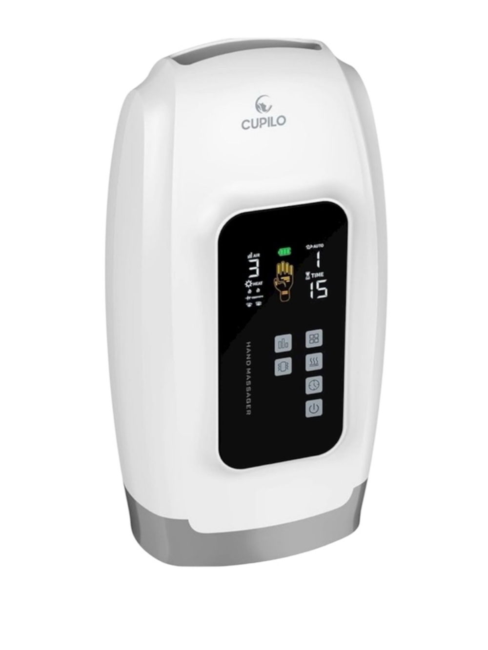 Cupilo Portable Compression Hand Massager with Heat